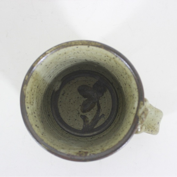 Vintage Stoneware Studio Pottery Coffee Mug, Artisan, One of a Kind, Handmade - Picture 2 of 9